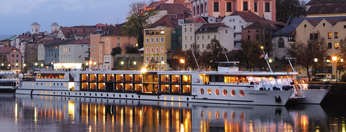 El elegante Viking Primadonna, uno de los mejores buques del Danubio Viking Primadonna Passau